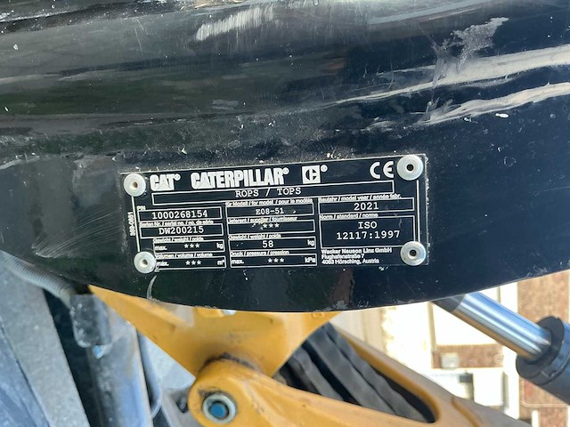 2021 caterpilar 300.9dvps rupsgraafmachine - afbeelding 25 van  52