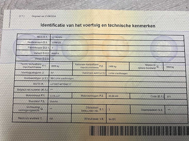 2021 citroën jumper lichte vracht - airco - navigatie - afbeelding 39 van  47