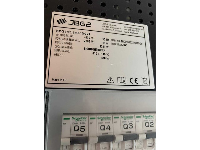 2021 cryospace / cryocabine jbg2 whole body cryotherapy chamber (wbc) - afbeelding 2 van  18