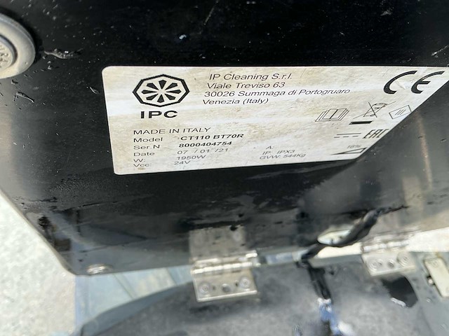 2021 dibo ipc ct110 bt70r zelfrijdende veegmachine - afbeelding 10 van  13