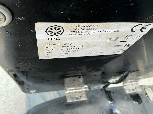 2021 dibo ipc ct110 bt70r zelfrijdende veegmachine - afbeelding 10 van  13