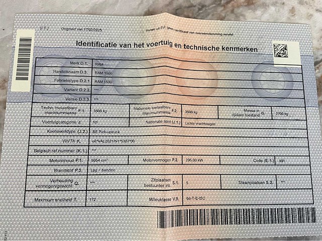 2021 dodge ram 1500 5.7 v8 hemi - lpg - afbeelding 65 van  80