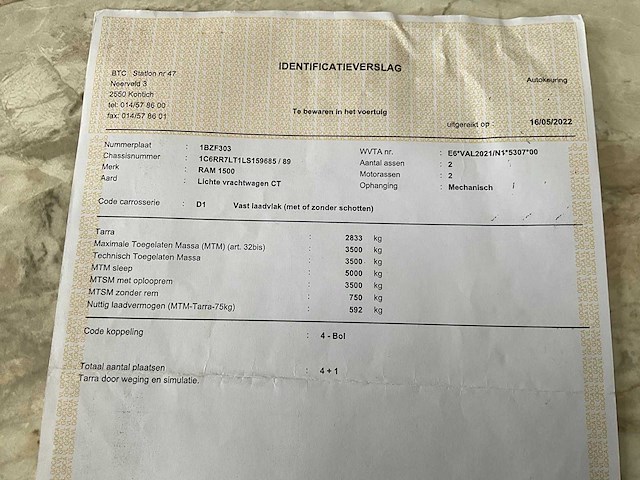 2021 dodge ram 1500 5.7 v8 hemi - lpg - afbeelding 66 van  80