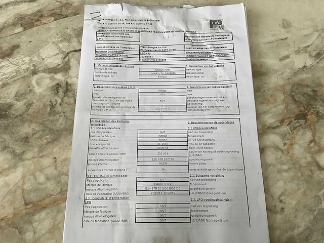 2021 dodge ram 1500 5.7 v8 hemi - lpg - afbeelding 75 van  80