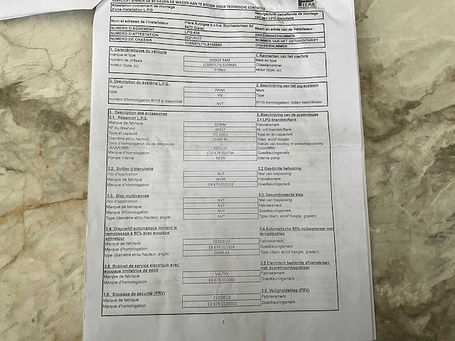 2021 dodge ram 1500 5.7 v8 hemi - lpg - afbeelding 76 van  80