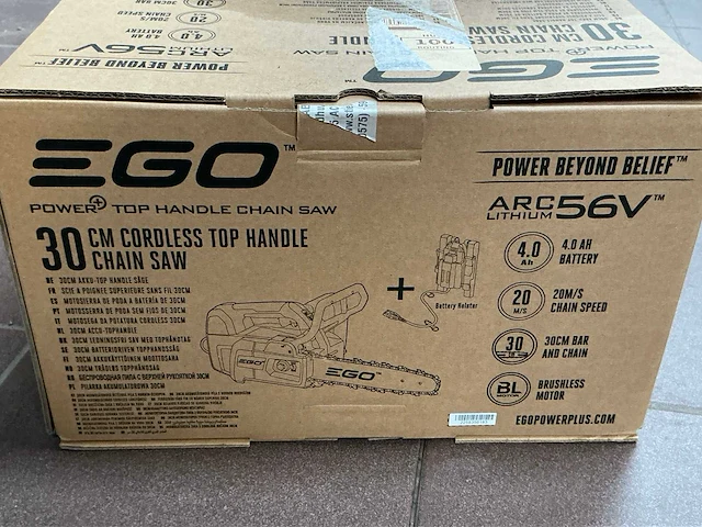 2021 ego csx3002 accu kettingzaag - afbeelding 3 van  4