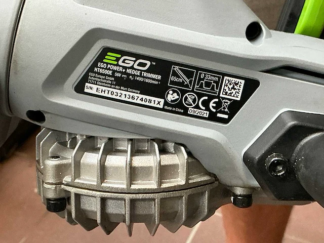 2021 ego ht6500e accu heggenschaar - afbeelding 3 van  4