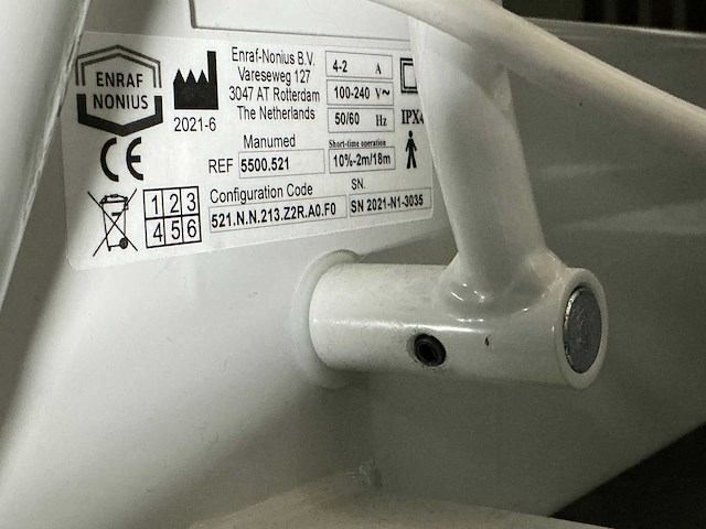 2021 enraf nonius manumed massagetafel - afbeelding 3 van  5
