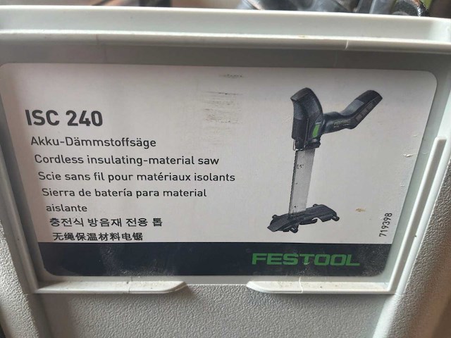 2021 festool isc240 isolatiezaag op accu - afbeelding 2 van  3