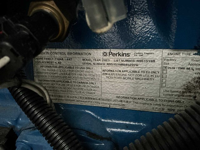 2021 fg wilson / caterpillar p88-3 stroomgenerator - afbeelding 2 van  12