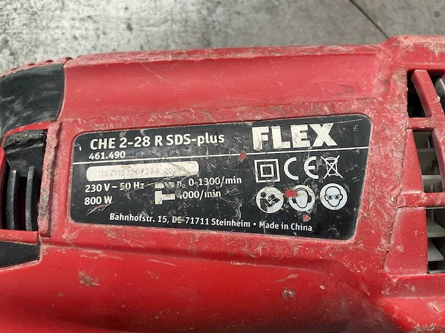 2021 flex che 2-28 sr sds-plus boormachine - afbeelding 5 van  5