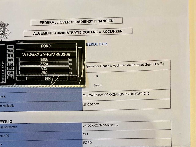 2021 ford fiesta lichte vracht - afbeelding 42 van  48