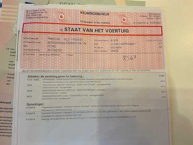 2021 ford fiesta lichte vracht - afbeelding 43 van  48