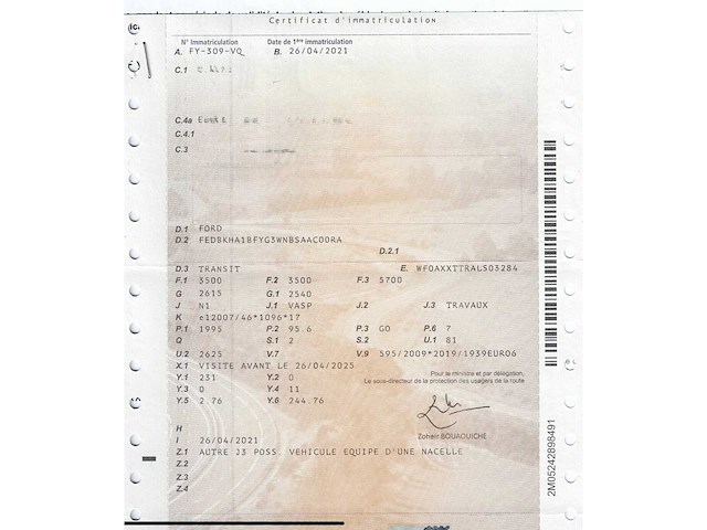 2021 ford transit 350 voertuig uitgerust met een boom lift andere voertuigen - afbeelding 16 van  16