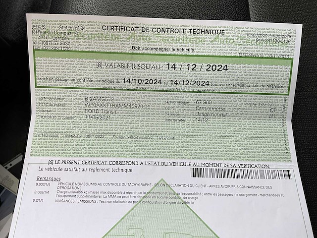 2021 ford transit camionnete -72000km- 3 pers - trekhaak - afbeelding 35 van  43