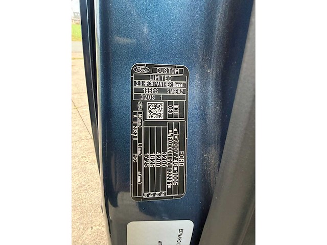 2021 ford transit custom 2.0 ms-rt lichte vrachtwagen - afbeelding 16 van  46