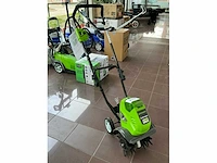 2021 greenworks 27037 accu cultivator - afbeelding 2 van  4