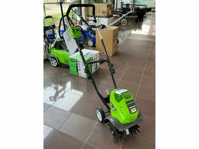 2021 greenworks 27037 accu cultivator - afbeelding 2 van  4