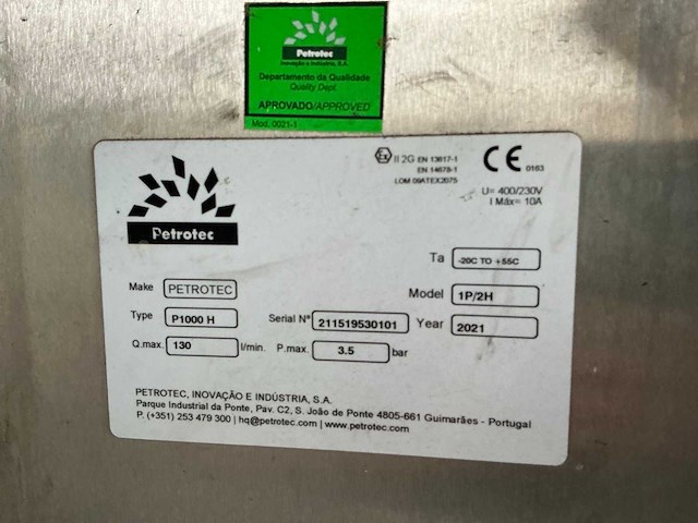 2021 hamer 1p/2h brandstofpomp - afbeelding 6 van  6