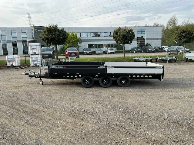 2021 henra xpert black bottom 450x202 plateuwagen demo model ‘showroom model’ ongebruikt aanhangwagen - afbeelding 10 van  17