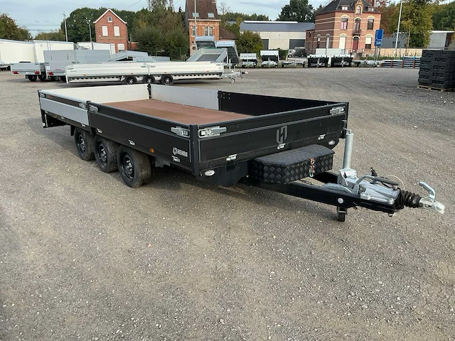 2021 henra xpert black bottom 450x202 plateuwagen demo model ‘showroom model’ ongebruikt aanhangwagen - afbeelding 14 van  16