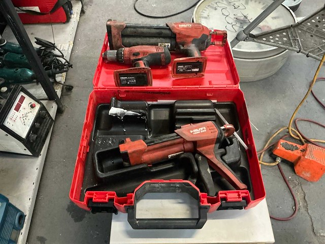2021 hilti hde500-a22 / hdm 330 morteldispenser (2x) - afbeelding 1 van  7