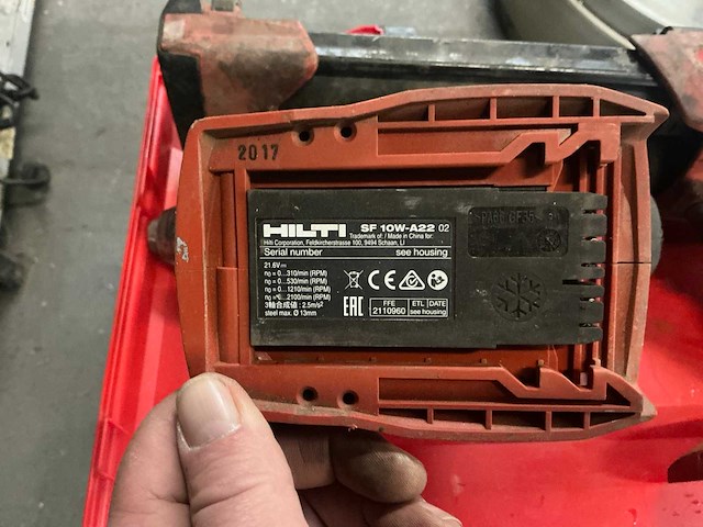 2021 hilti hde500-a22 / hdm 330 morteldispenser (2x) - afbeelding 6 van  7