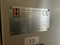 2021 holzher tectra 6120 classic platen opdeelzaagmachine - afbeelding 2 van  10