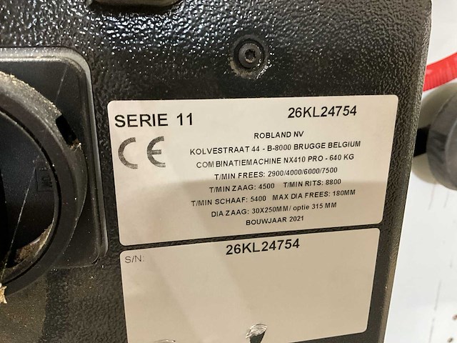 2021 houtbewerking combi robland nx410 230v - afbeelding 17 van  24