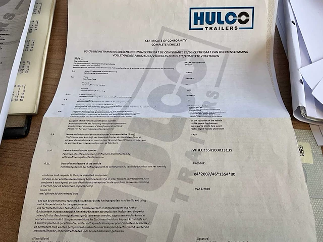 2021 hulco carax-2 (3500kg) - aanhangwagen - afbeelding 25 van  30