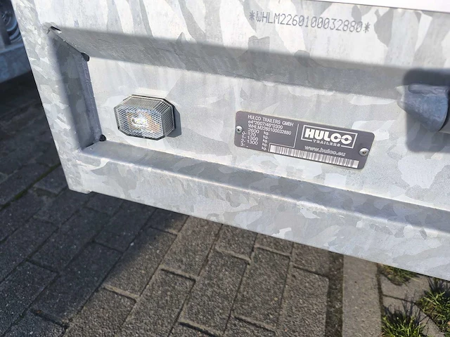 2021 hulco medax-2 mechanisch geremde aanhangwagen (ongebruikt) - afbeelding 6 van  9