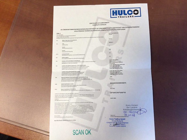 2021 hulco medax-2 zeil autotrailer - afbeelding 10 van  14