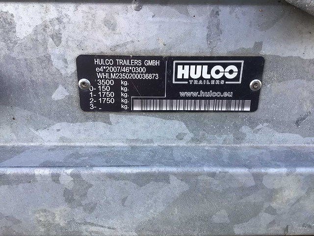 2021 hulco medax-2 zeil autotrailer - afbeelding 7 van  14