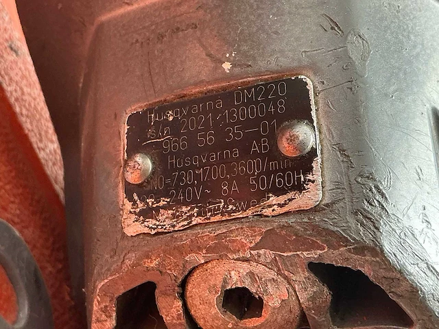 2021 husqvarna dm220 diamantboormachine 150mm - afbeelding 4 van  5