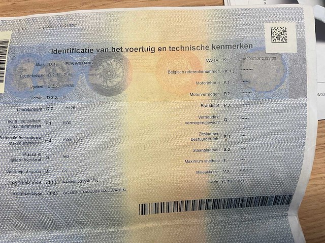 2021 i for williams gh35 machinetrailer - afbeelding 8 van  20