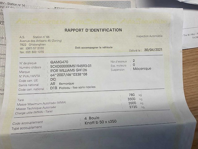 2021 i for williams gh35 machinetrailer - afbeelding 10 van  20