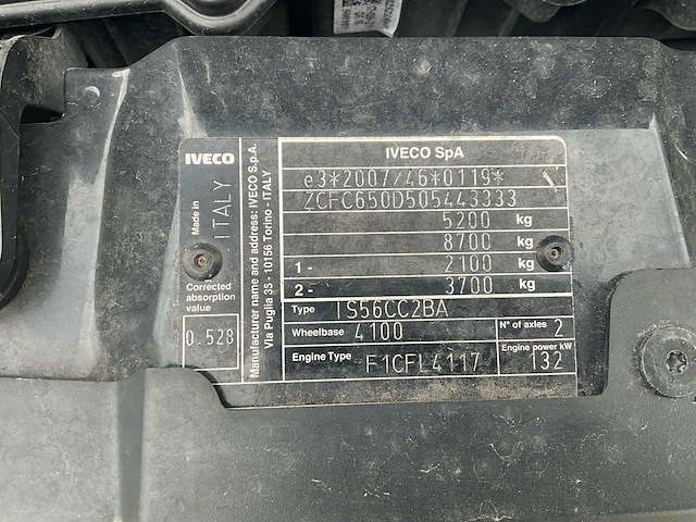 2021 iveco 50c18 camionette - trekhaak & ladderrek - airco- automaat - afbeelding 74 van  76