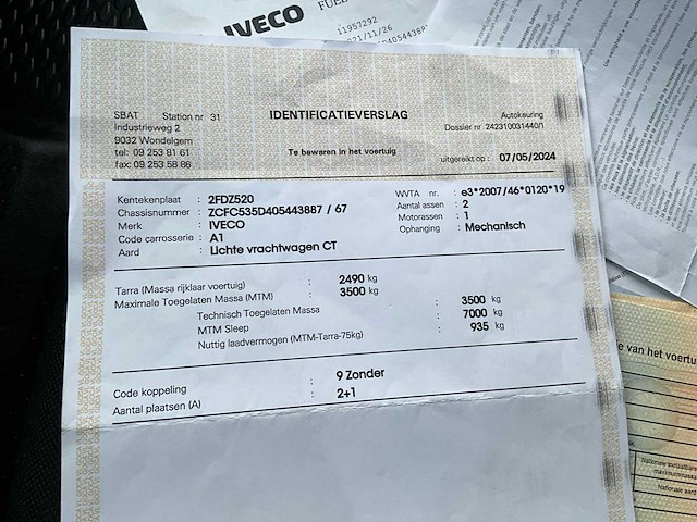 2021 iveco daily lichte vrachtwagen - afbeelding 9 van  14