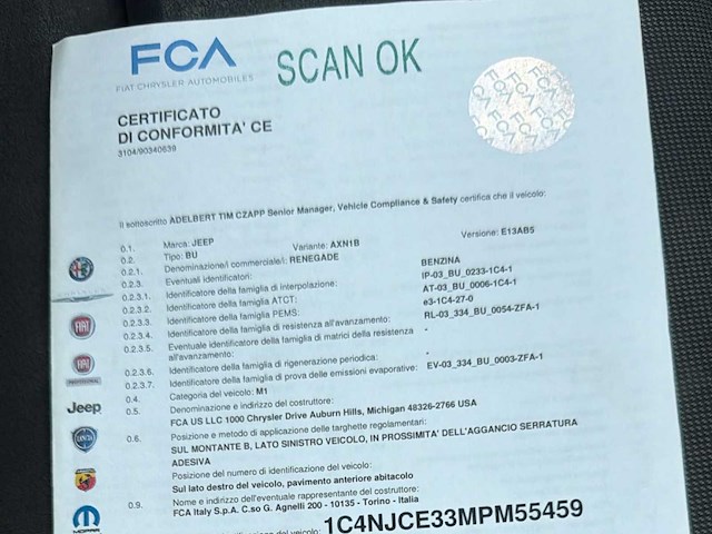 2021 jeep renegade personenauto - afbeelding 35 van  42