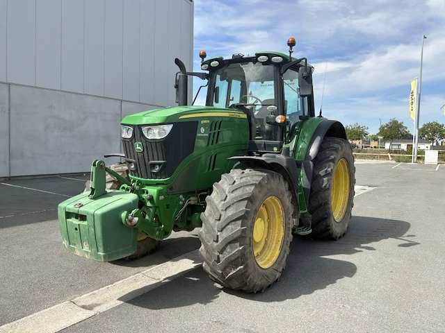 2021 john deere 6195m vierwielaangedreven landbouwtractor - afbeelding 1 van  44