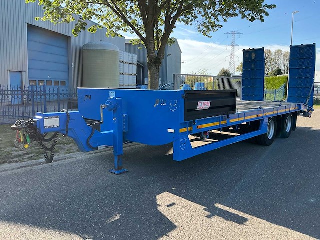 2021 jpm trailers centre axel two axle dieplader - afbeelding 1 van  21