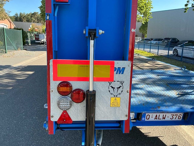 2021 jpm trailers centre axel two axle dieplader - afbeelding 8 van  20