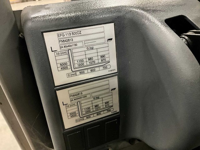 2021 jungheinrich efg113 vorkheftruck - afbeelding 9 van  17