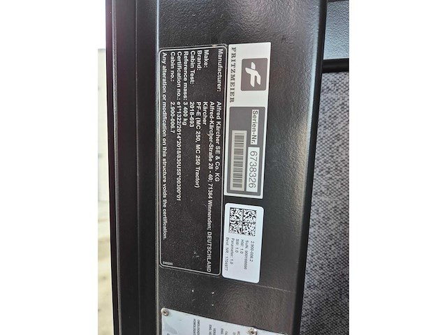 2021 kärcher m250 zelfrijdende veegmachine - afbeelding 8 van  18