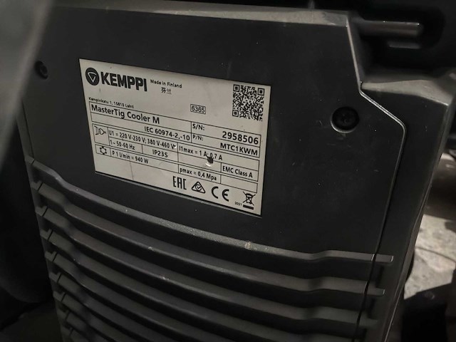 2021 kemppi mastertig 325 dc tig-lasmachine - afbeelding 8 van  8