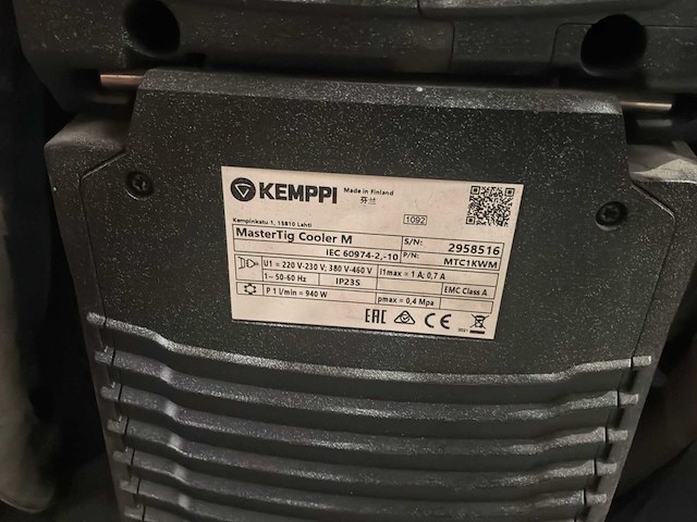2021 kemppi mastertig 325 dc tig-lasmachine - afbeelding 7 van  7