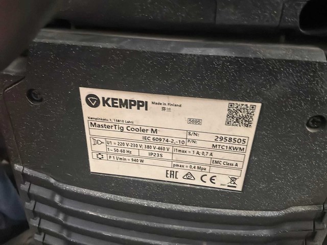 2021 kemppi mastertig 325 dc tig-lasmachine - afbeelding 6 van  6