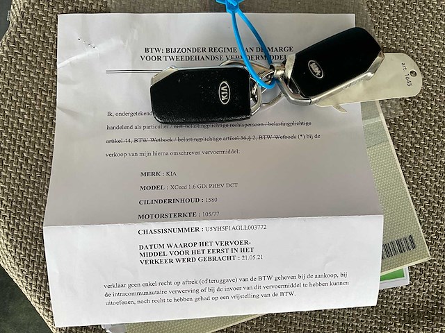 2021 kia xceed plug in/hybride - afbeelding 6 van  9