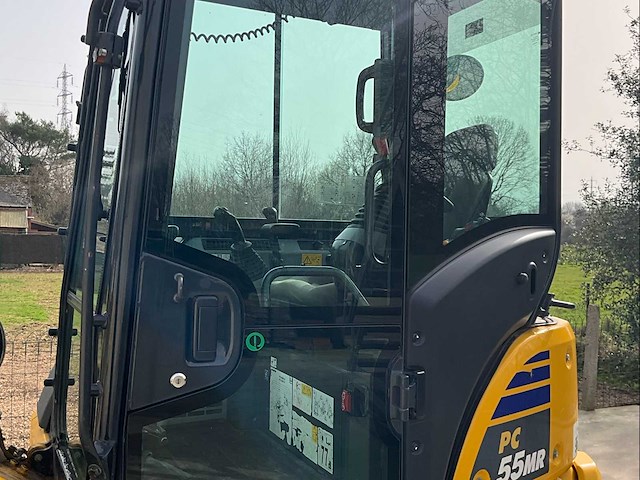 2021 komatsu pc55mr-5eo rupsgraafmachine - zwenkgiek - afbeelding 19 van  39