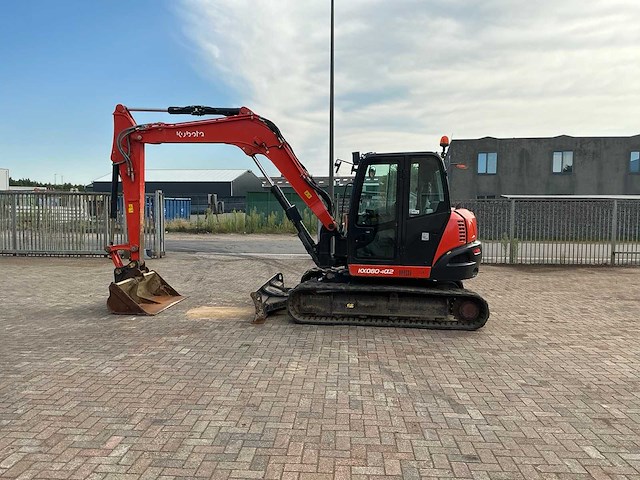 2021 kubota kx080-4 midigraafmachine - afbeelding 2 van  30